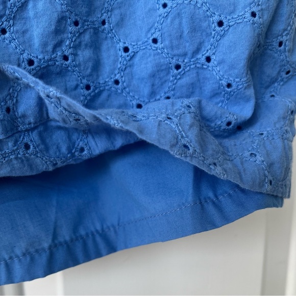 •Izod• Cornflower Blue Eyelet Shorts - Size 10 - Picture 5 of 9